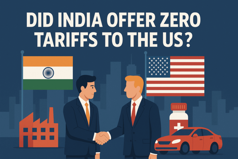 Did India Really Offer Zero Tariffs on US Goods? A Deep Dive into Trump's Big Claim