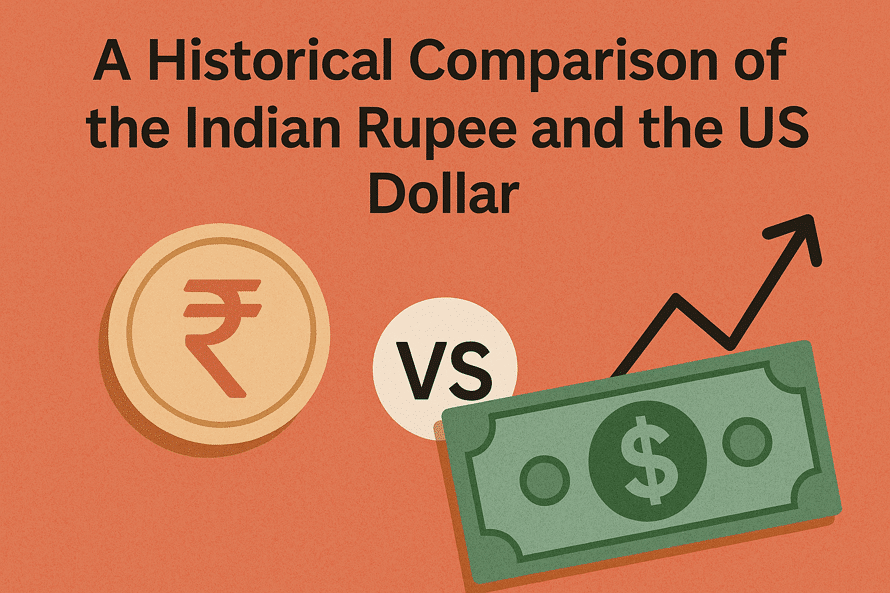 A Historical Comparison of the Indian Rupee and the US Dollar