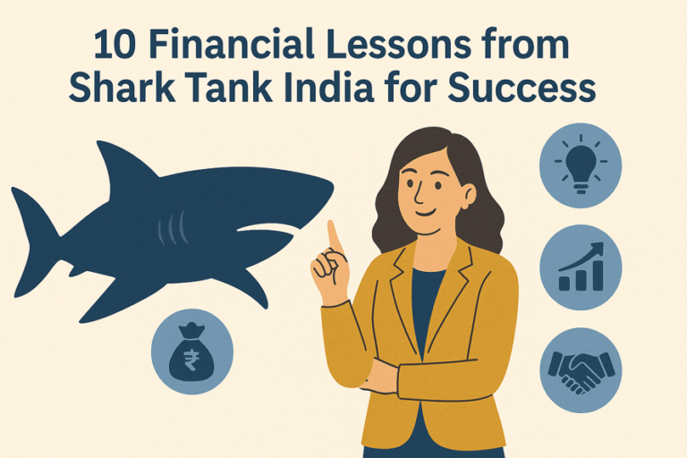 10 Financial lessons from Shark Tank India for success