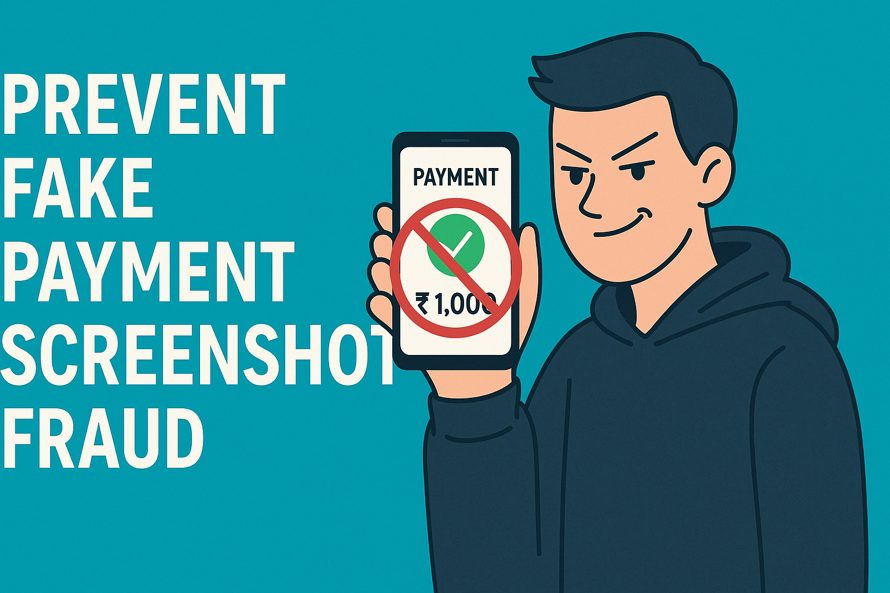 How to Prevent Fake Payment Screenshot Fraud in India: A Guide