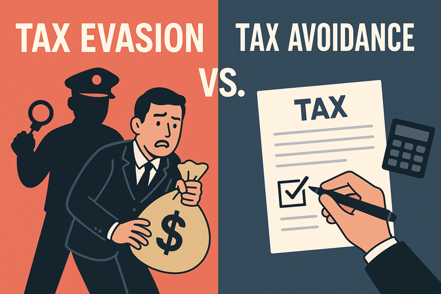Tax Evasion vs. Tax Avoidance