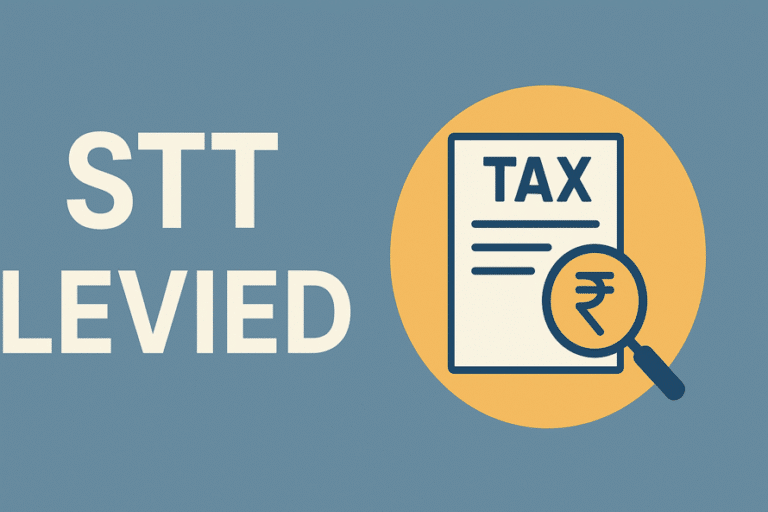How Securities Transaction Tax (STT) Is Levied in India: An Explainer