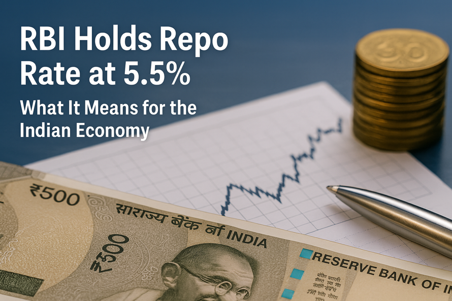 RBI Holds Repo Rate at 5.5%: What It Means for the Indian Economy in 2025