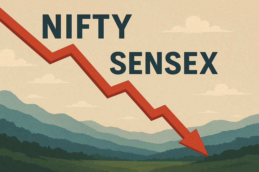 nifty sensex going down