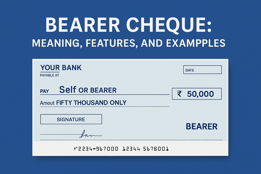 Bearer Cheque: Meaning, Features, and Examples