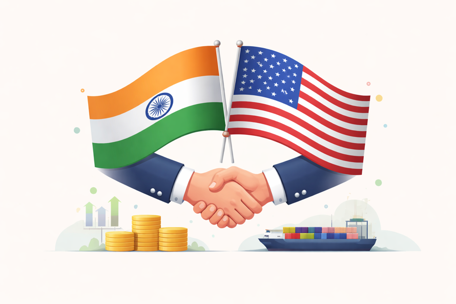 India-US Trade Deal 2026 Explained: Tariffs, Energy, TRUST Framework, and What It Really Means