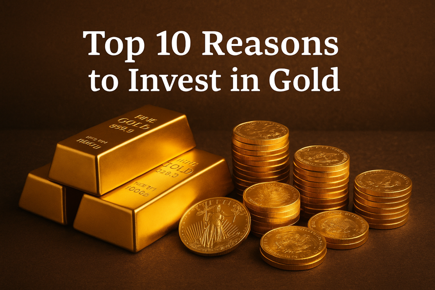 Top 10 Reasons to Invest in Gold