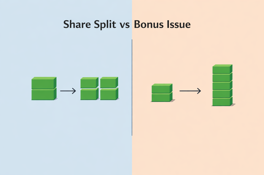 Understanding Share Split vs Bonus Issue: Key Differences