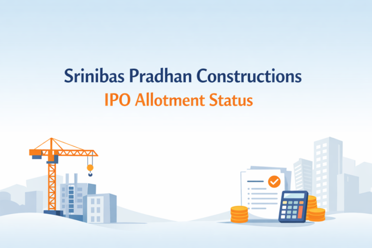 Srinibas Pradhan Constructions IPO Allotment Status, GMP, Subscription & How to Verify