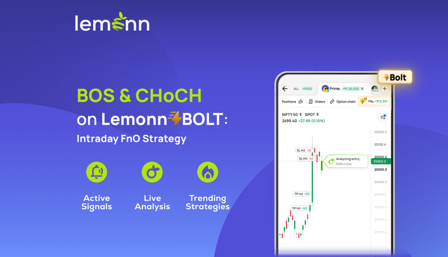 Market Structure Strategy (BOS & CHoCH) on Lemonn BOLT