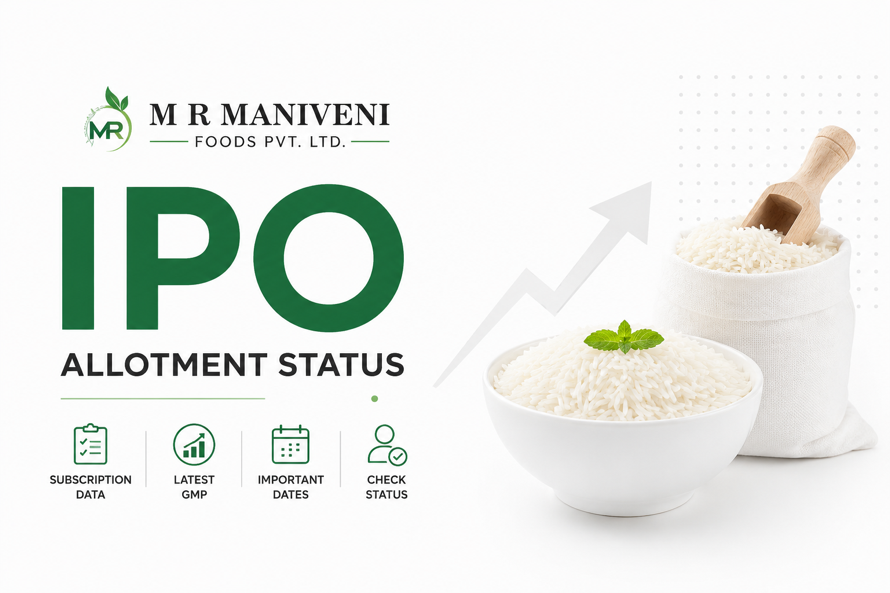 M R Maniveni Foods IPO Allotment Status: Check Latest GMP, Subscription Data, Dates & Steps to Verify Status