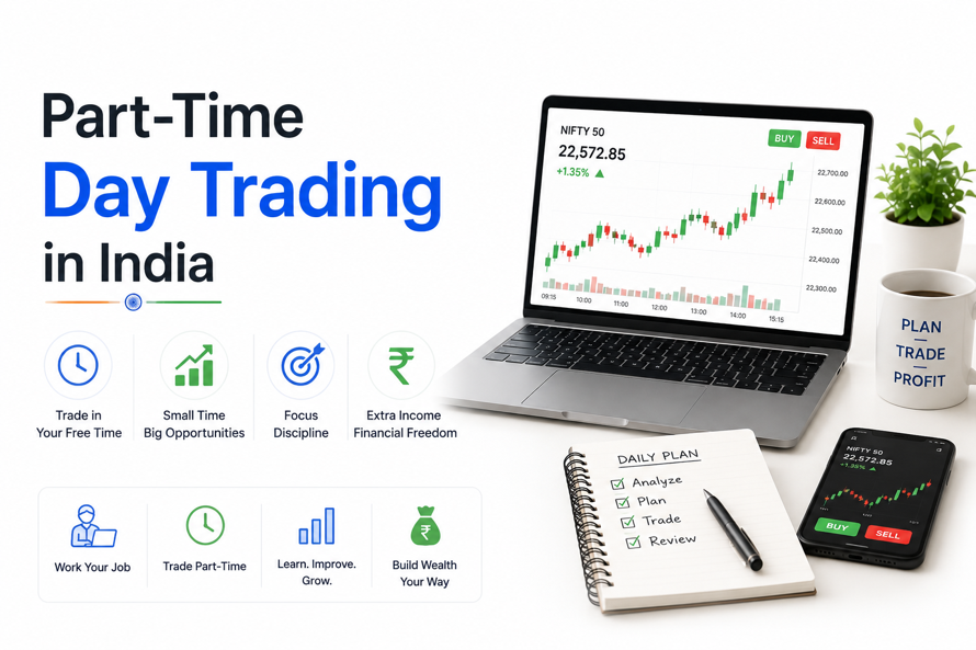 Part-Time Day Trading in India: A Realistic Guide for Working Professionals (2026)
