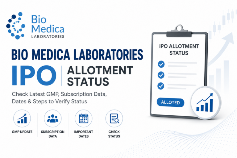 Bio Medica Laboratories IPO Allotment Status: Check Latest GMP, Subscription Data, Dates & Steps to Verify Status
