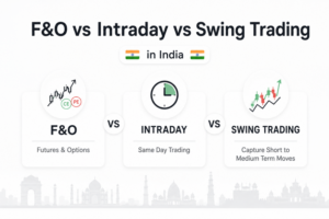 F&O vs Intraday vs Swing Trading in India: Pros, Cons & How to Choose (2026)