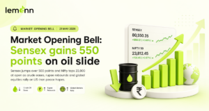 Market Opening Bell: Sensex gains 550 points on oil slide