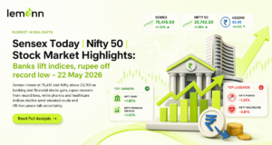 Sensex Today | Nifty 50 | Stock Market Highlights: Banks lift indices, rupee off record low