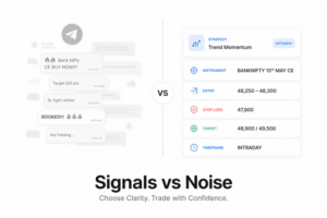 F&O Signals App vs Telegram Tips: What Traders Should Choose