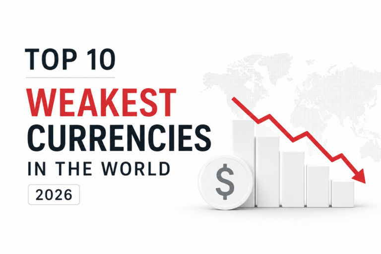 Top 10 Weakest Currencies in the World in 2026