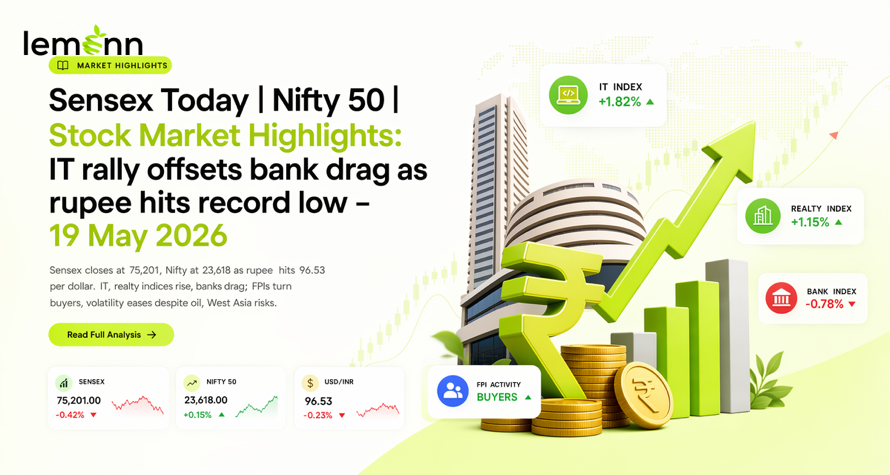 Sensex Today | Nifty 50 | Stock Market Highlights: IT rally offsets bank drag as rupee hits record low