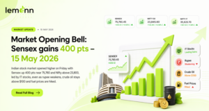 Market Opening Bell 15 May 2026: Sensex gains 400 pts