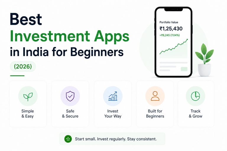 Best Investment Apps in India for Beginners (2026)