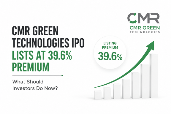 CMR Green Technologies IPO Lists at 39.6% Premium: What Should Investors Do Now?