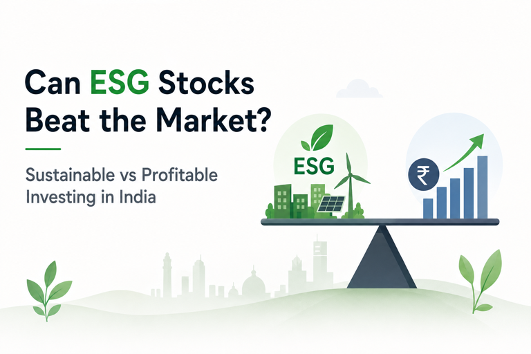 Can ESG Stocks Beat the Market? Sustainable vs Profitable Investing in India