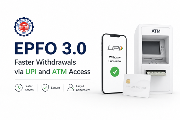 EPFO 3.0: Faster PF Withdrawals Through UPI and ATM Access