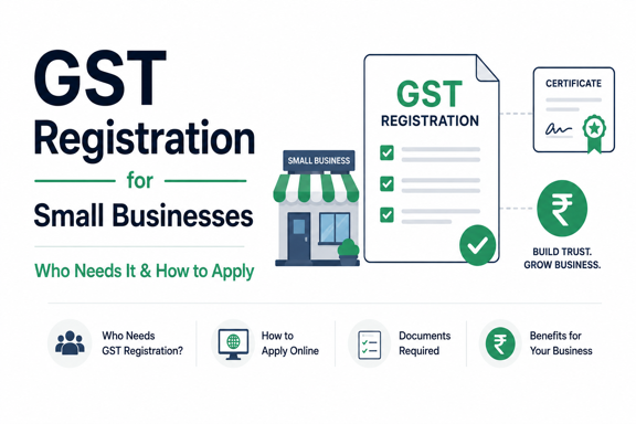 GST Registration for Small Businesses: Who Needs It & How to Apply