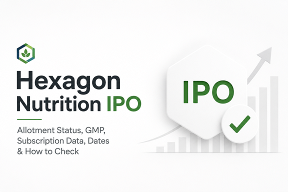 Hexagon Nutrition IPO Allotment Status: Latest GMP, Subscription Data, Dates & How to Check