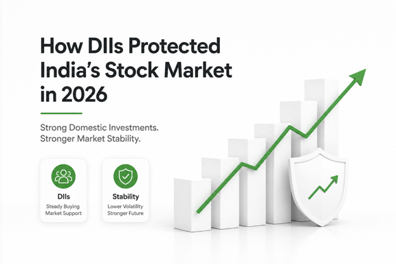 How DIIs Protected India's Stock Market from Heavy FII Selling in 2026
