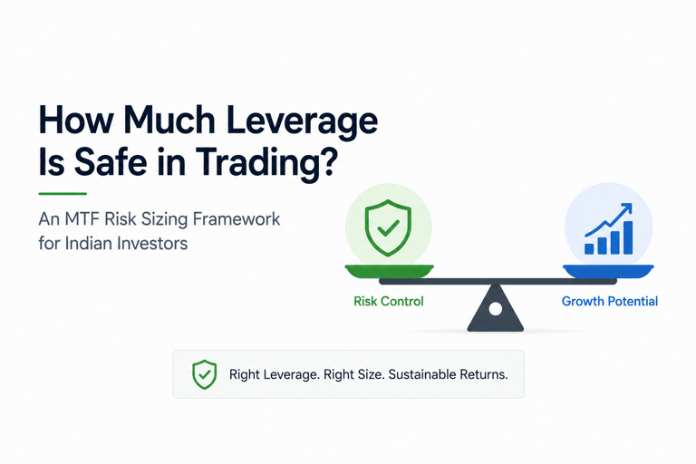 How Much Leverage in Trading is Safe? An MTF Risk Sizing Framework for Indian Investors
