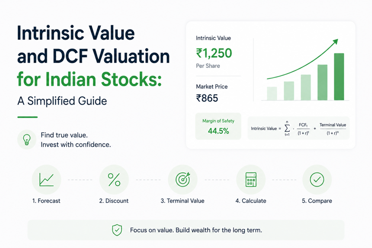 Intrinsic Value and DCF Valuation for Indian Stocks: A Simplified Guide