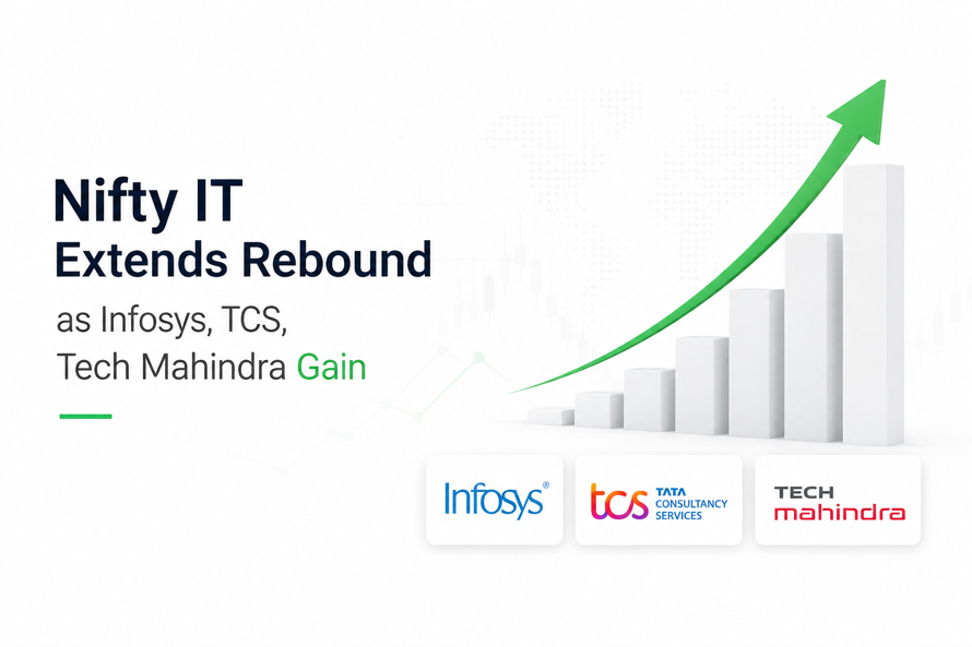 Nifty IT Extends Rebound as Infosys, TCS, and Tech Mahindra Gain Up to 5%