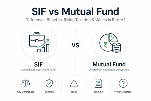 SIF vs Mutual Fund: Difference, Benefits, Risks, Taxation & Which Is Better?