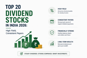 Top 20 Dividend Stocks in India 2026: High Yield, Consistent Payers