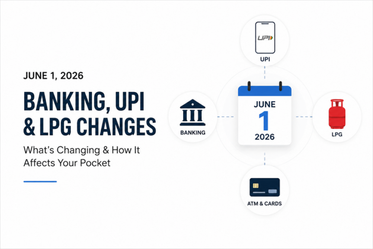 June 2026 Banking, UPI and LPG Changes: Which Updates Will Impact Your Pocket?