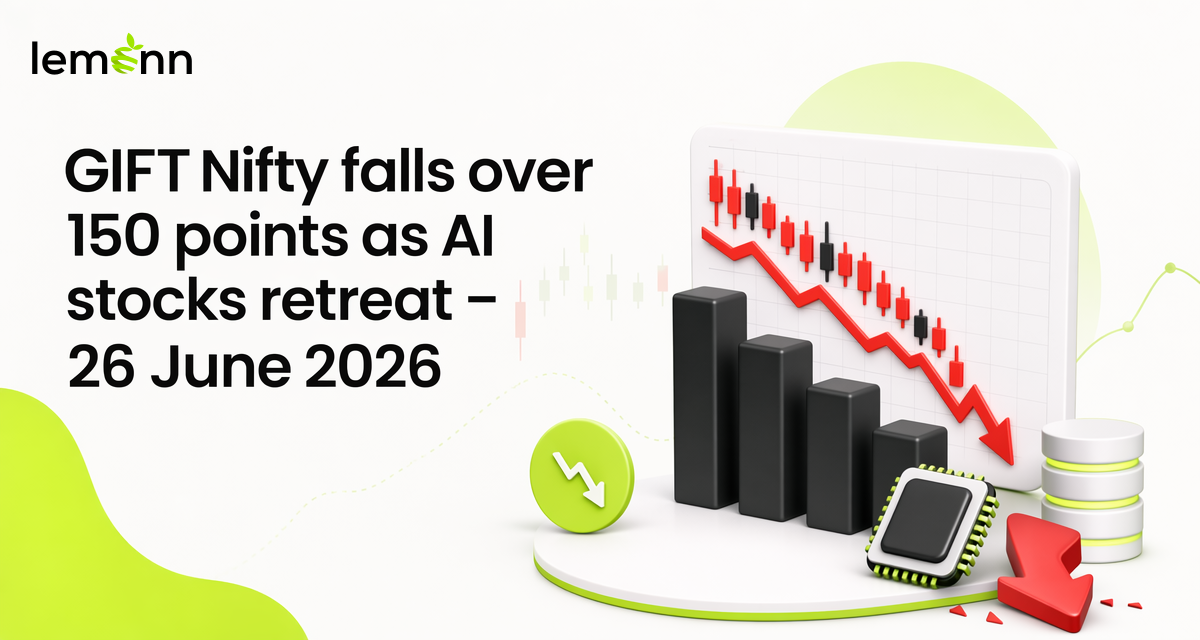 GIFT Nifty fell over 150 points as Asian AI and semiconductor stocks declined sharply, signalling a weak open for Nifty and Sensex while key support near 23,800 stays in focus.