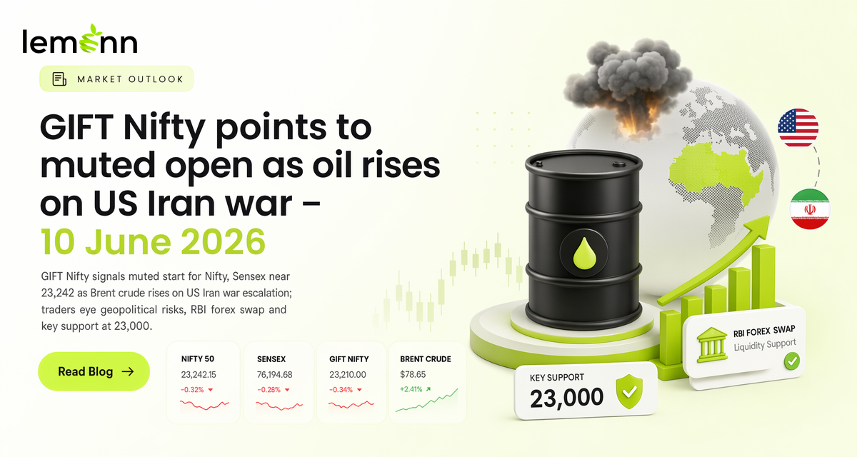 GIFT Nifty points to muted open as oil rises on US Iran war