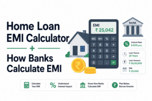 Home Loan EMI Calculator + How Banks Calculate EMI