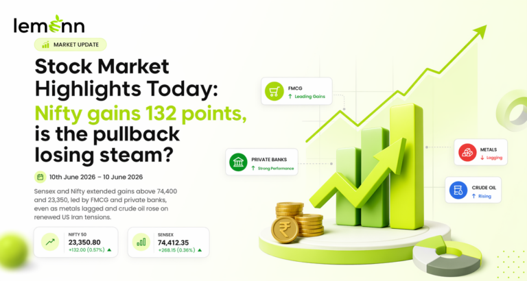 Stock Market Highlights Today: Nifty gains 132 points, is the pullback losing steam? - 10th June 2026