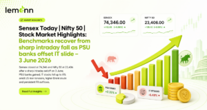 Sensex Today | Nifty 50 | Stock Market Highlights: Benchmarks recover from sharp intraday fall as PSU banks offset IT slide