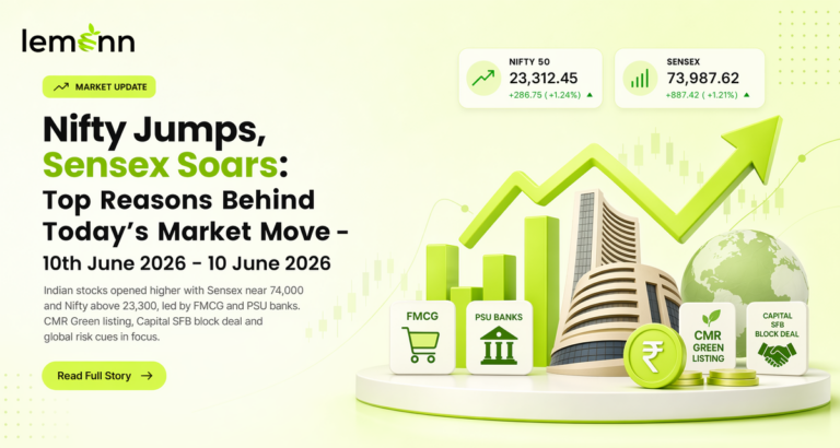Nifty Jumps, Sensex Soars: Top Reasons Behind Today's Market Move - 10th June 2026