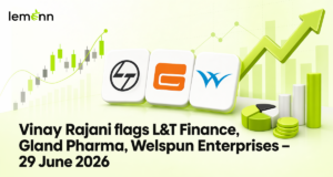 Nifty consolidates between 23,800 and 24,200 as banks, NBFCs and pharma outperform. HDFC Securities’ Vinay Rajani recommends L&T Finance, Gland Pharma and Welspun Enterprises with defined targets and stop losses.
