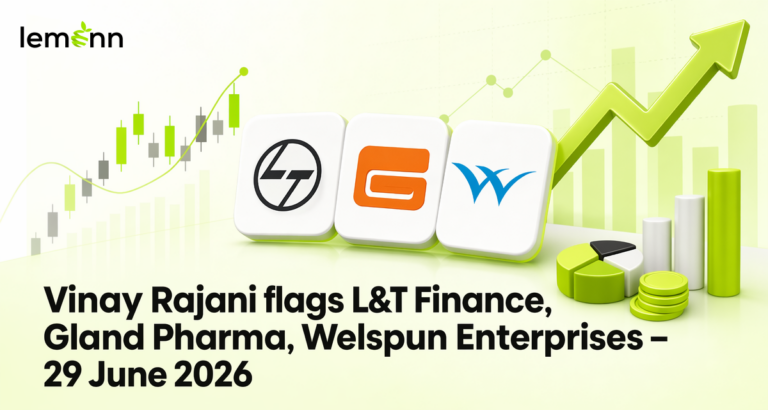 Nifty consolidates between 23,800 and 24,200 as banks, NBFCs and pharma outperform. HDFC Securities’ Vinay Rajani recommends L&T Finance, Gland Pharma and Welspun Enterprises with defined targets and stop losses.