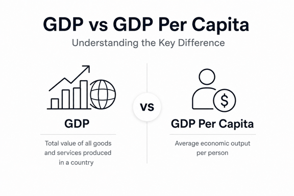 GDP vs GDP Per Capita: Key Differences Explained