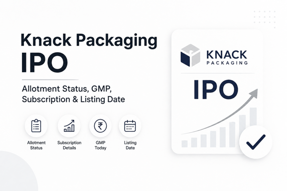 Knack Packaging IPO Allotment Status: Check Result, Subscription, GMP & Listing Date