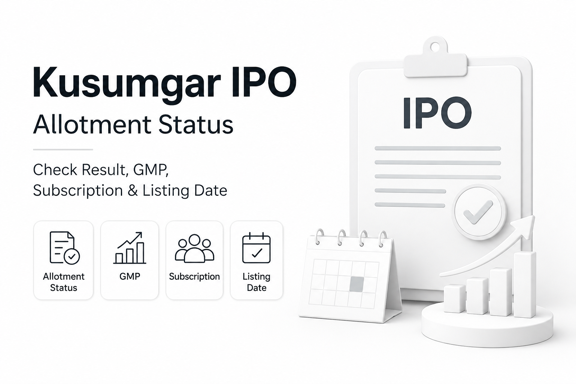 Kusumgar IPO Allotment Status: Check Result, GMP, Subscription & Listing Date