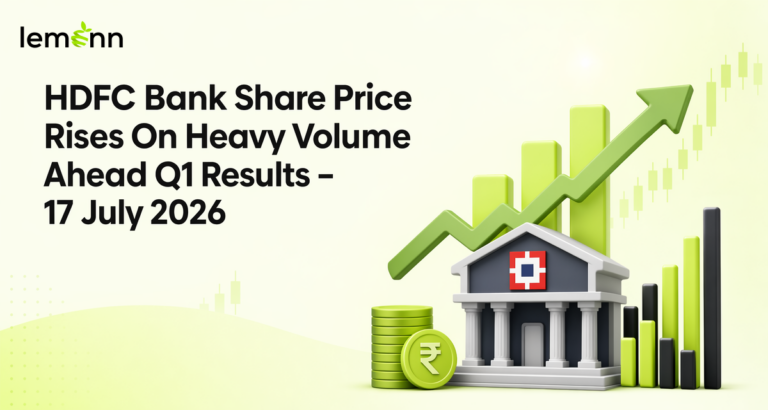 HDFC Bank share price gained over 1 percent on Friday with heavy trading volumes as investors positioned ahead of the lender’s Q1 FY27 earnings.