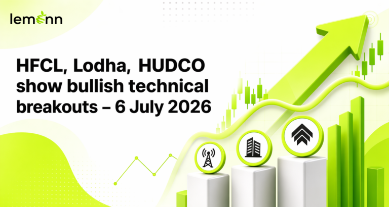 HFCL, Lodha Developers and HUDCO flash bullish signals as Nifty500 scans highlight White Marubozu patterns and 12 stocks crossing above 200-day moving averages, pointing to potential uptrends in select Indian equities.